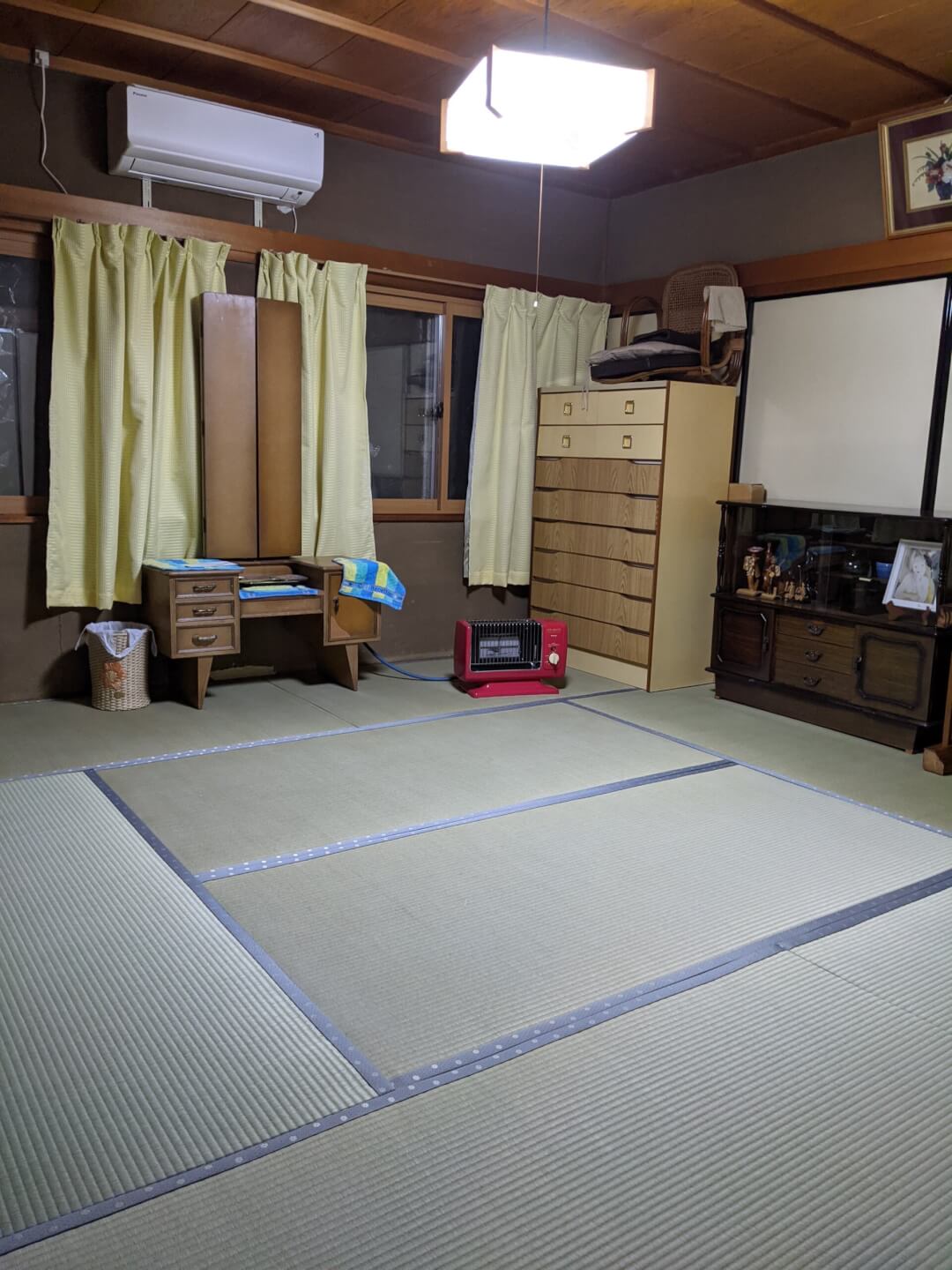 橿原市中曽司町&nbsp;関西間サイズ 国産麻綿W畳表『涼風』使用 畳表替え