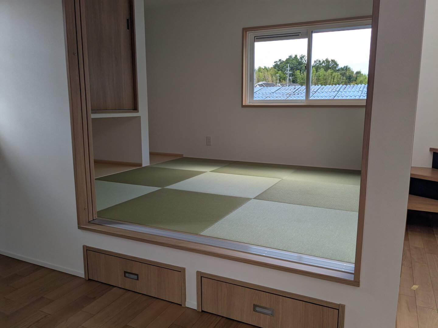 広陵町 新築現場 半畳ヘリナシ新畳