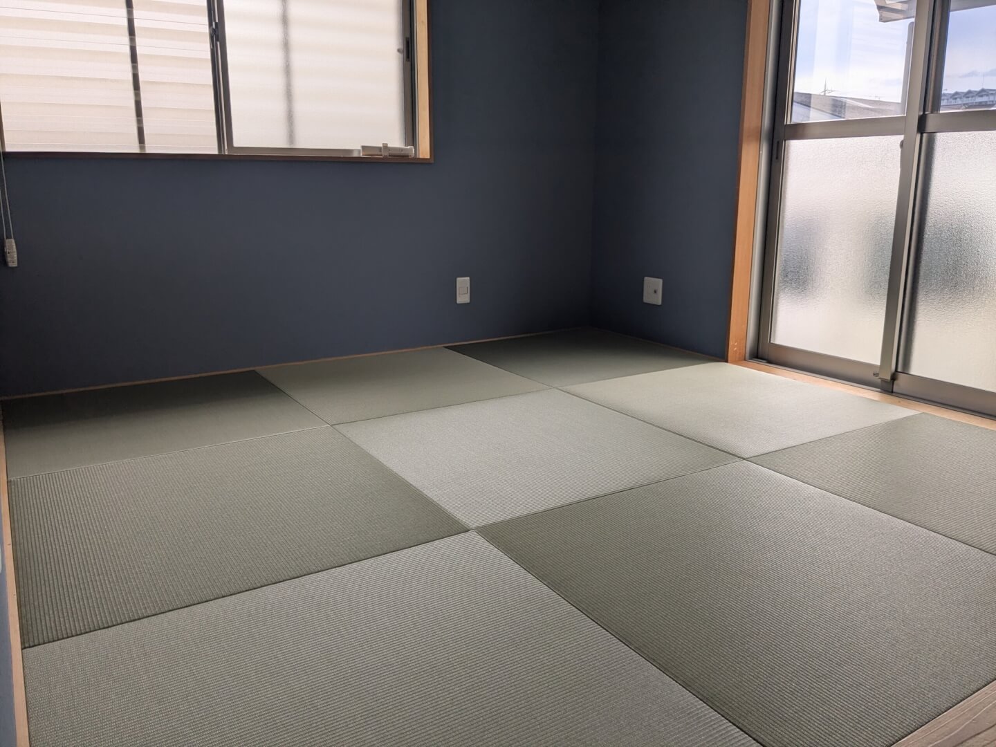 大阪府柏原市&nbsp;半畳ヘリナシ畳表替え